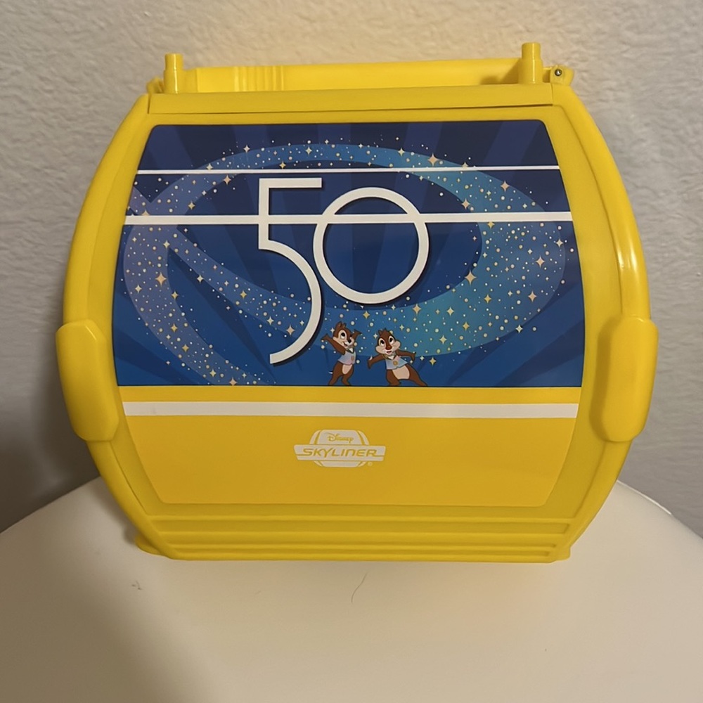 WDW Skyliner 50th Anniversary Popcorn Bucket Collectable